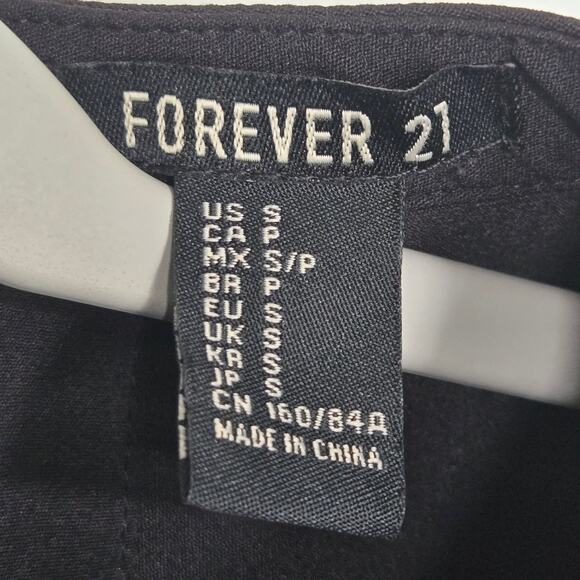 Forever 21 Black Mod Style Dress Size Small - Picture 3 of 5